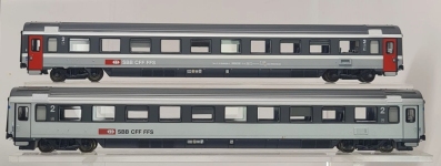 Pirata LC97024 - N - 2-tlg. Set Personenwagen IRIS, SBB, Ep. V